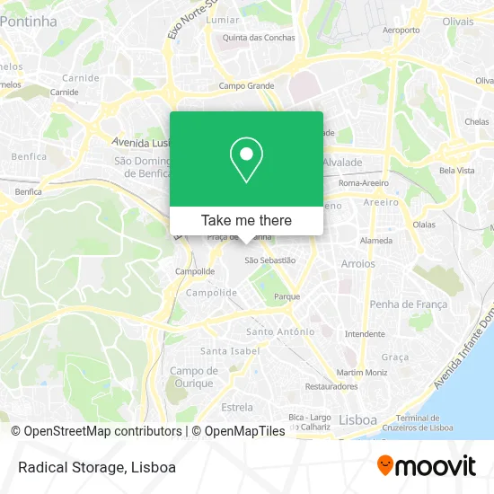 Radical Storage map