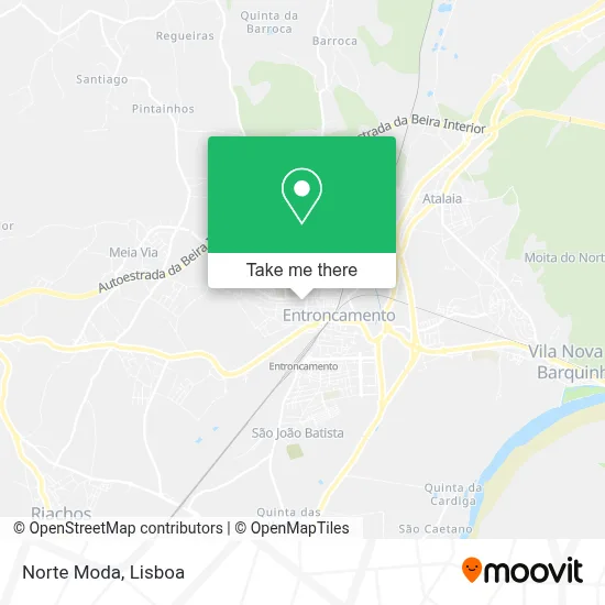 Norte Moda map
