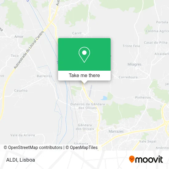 ALDI map