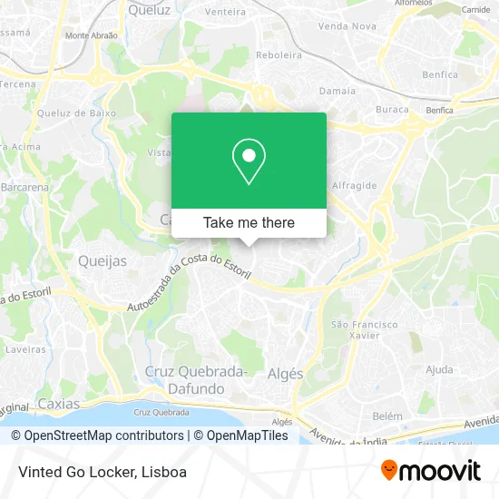 Vinted Go Locker map