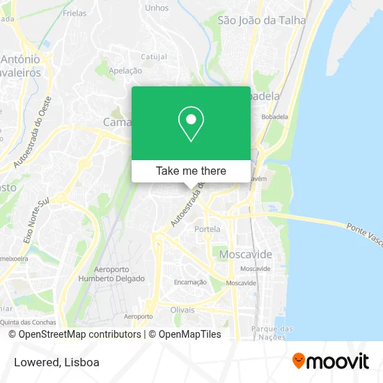 Lowered map