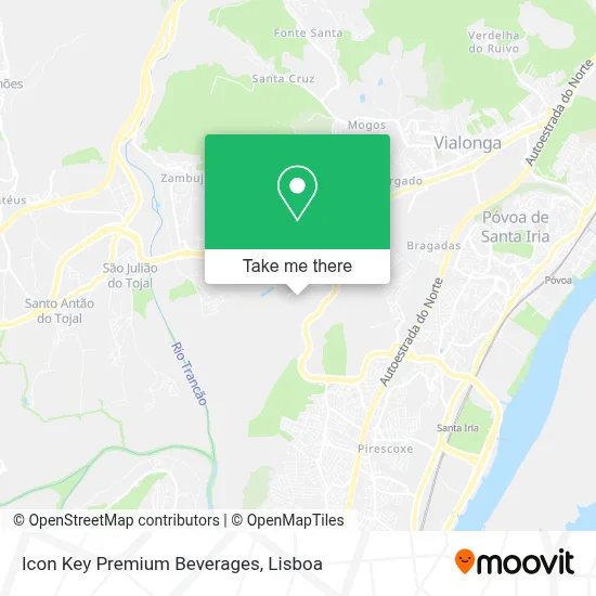 Icon Key Premium Beverages map