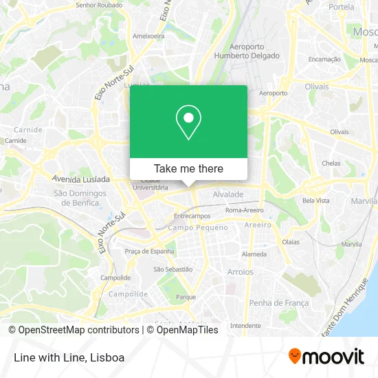 Line with Line map