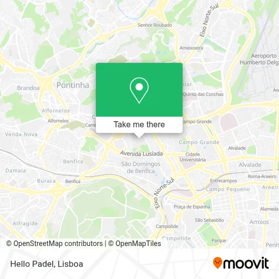 Hello Padel map
