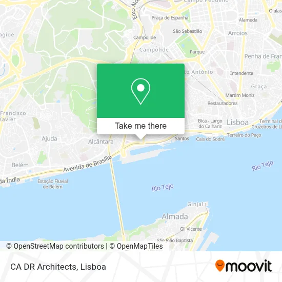 CA DR Architects map