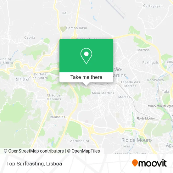 Top Surfcasting map