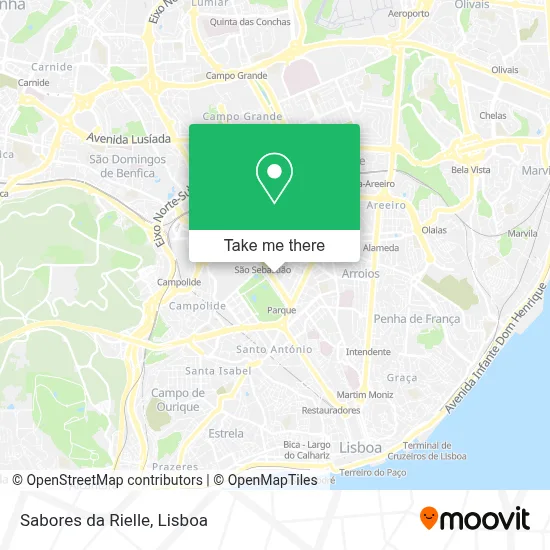 Sabores da Rielle map