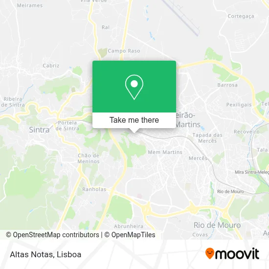 Altas Notas map