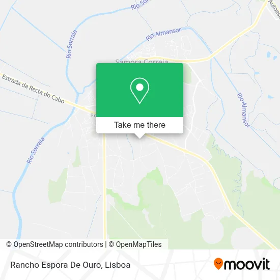 Rancho Espora De Ouro map