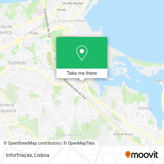 Inforfriaças map