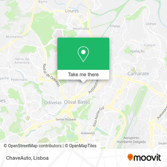 ChaveAuto map