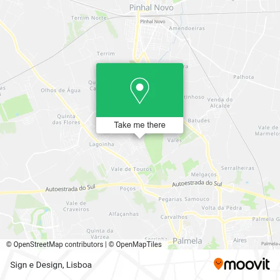 Sign e Design mapa