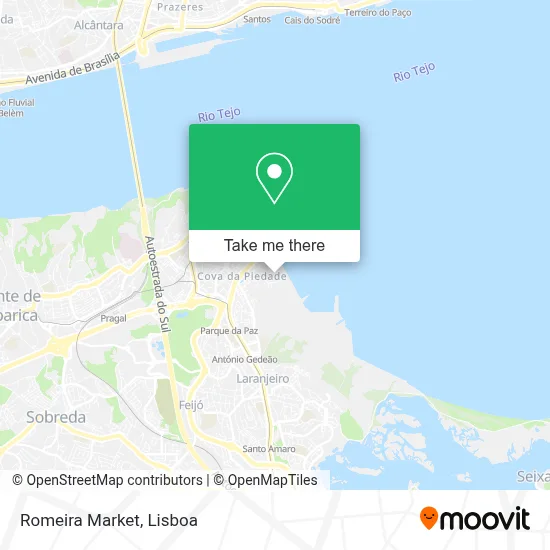 Romeira Market map