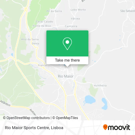 Rio Maior Sports Centre map