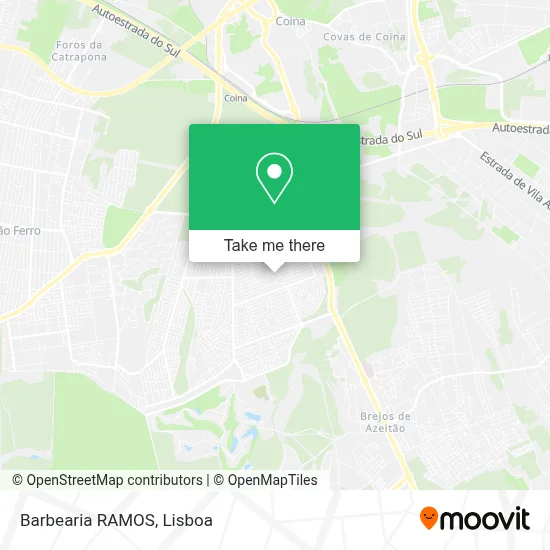 Barbearia RAMOS map