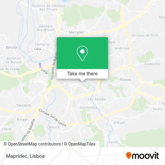 Mapridec map