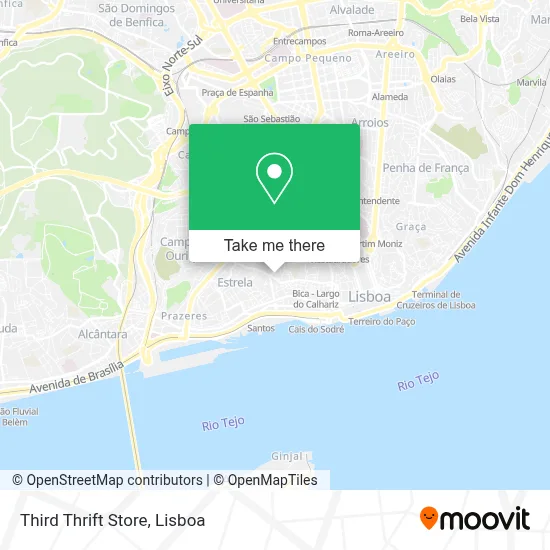 Third Thrift Store map