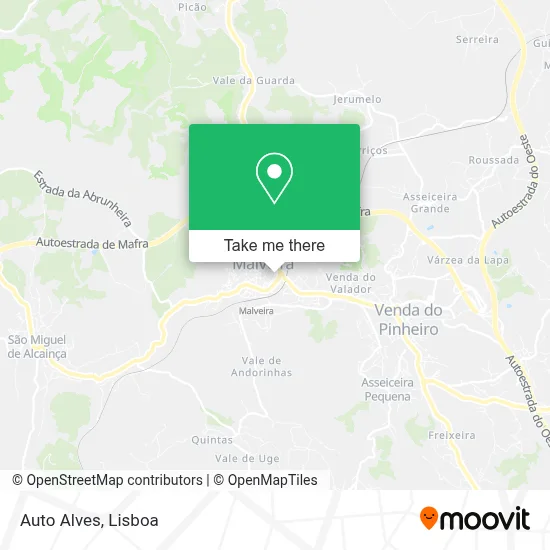 Auto Alves map
