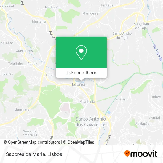Sabores da Maria map