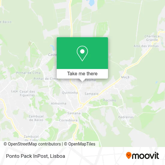 Ponto Pack InPost map