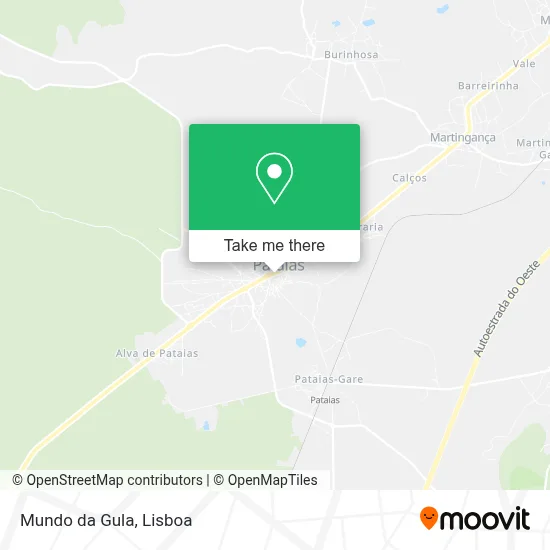 Mundo da Gula map