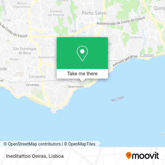Ineditattoo Oeiras map