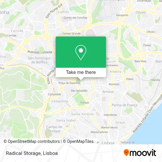 Radical Storage map