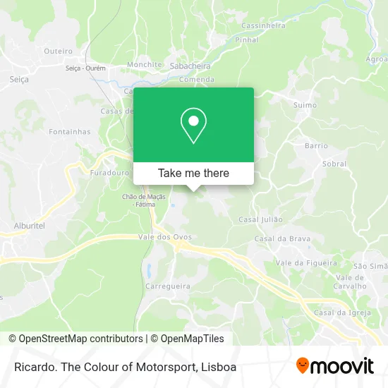Ricardo. The Colour of Motorsport map