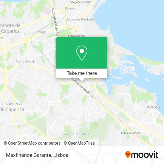 Maxfinance Garante map