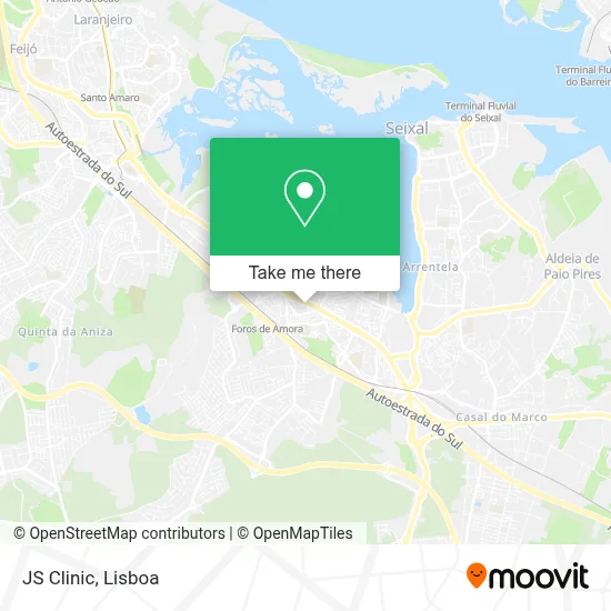 JS Clinic map