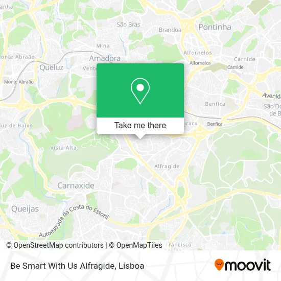 Be Smart With Us Alfragide map