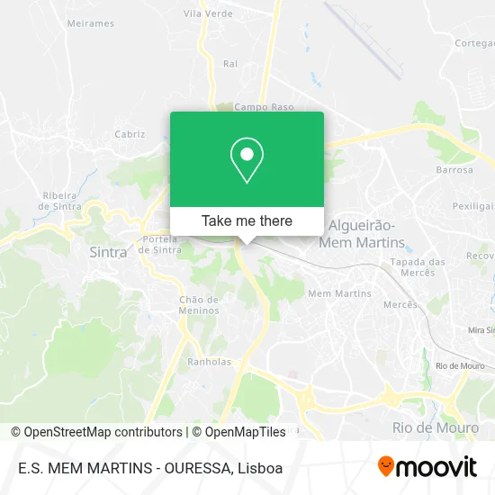 E.S. MEM MARTINS - OURESSA map