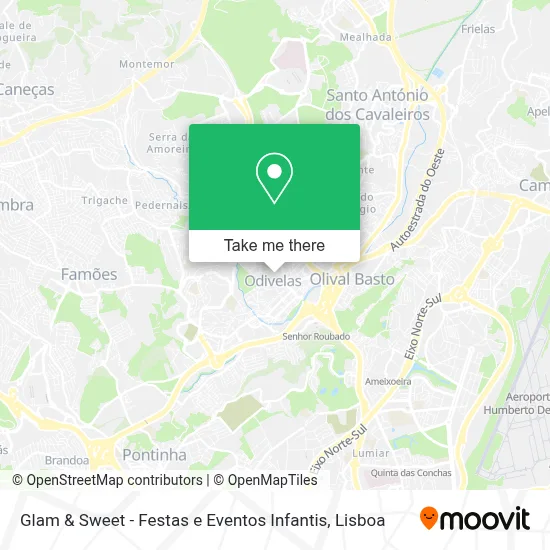 Glam & Sweet - Festas e Eventos Infantis map