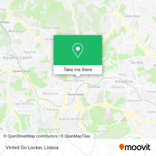 Vinted Go Locker map