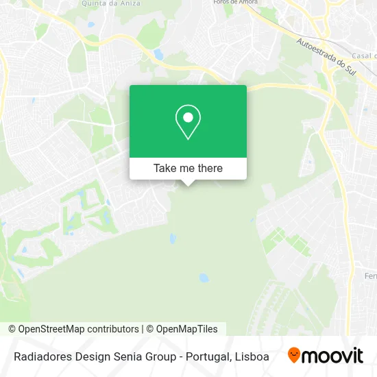 Radiadores Design Senia Group - Portugal mapa
