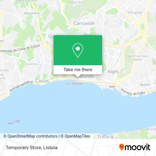 Temporary Store map