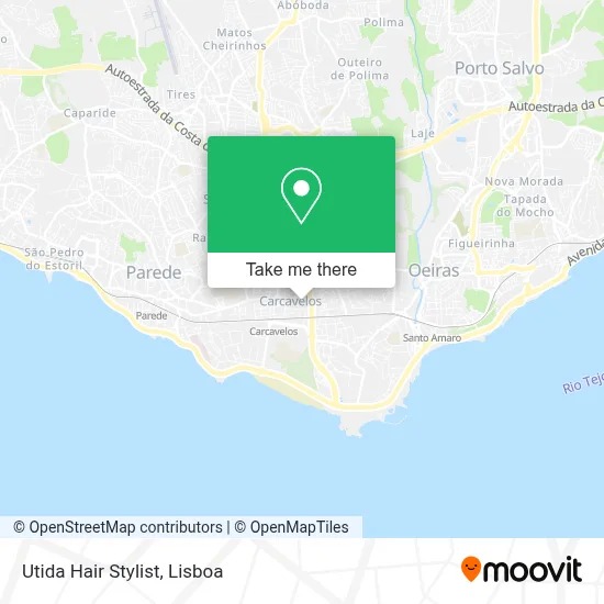 Utida Hair Stylist map