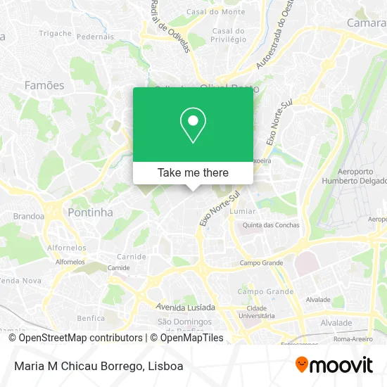 Maria M Chicau Borrego map