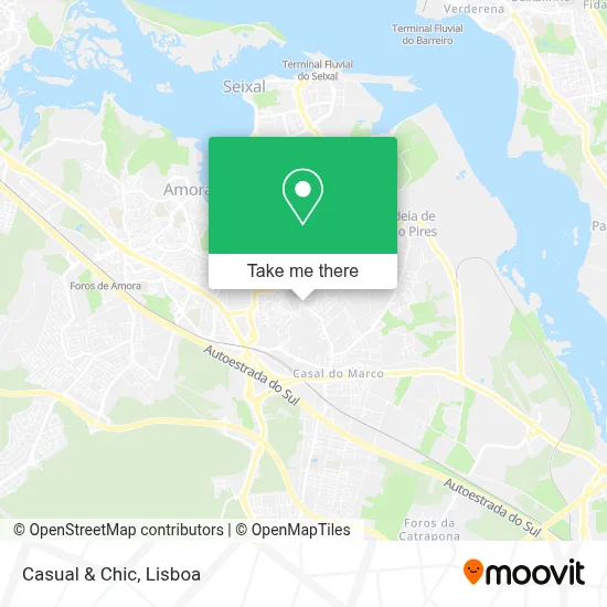 Casual & Chic map