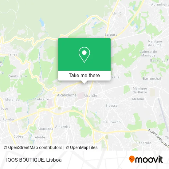 IQOS BOUTIQUE map