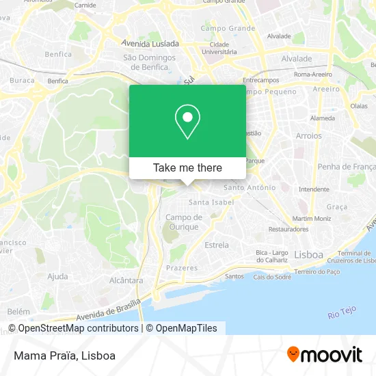 Mama Praïa map