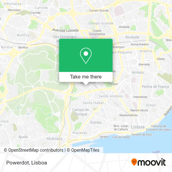 Powerdot map