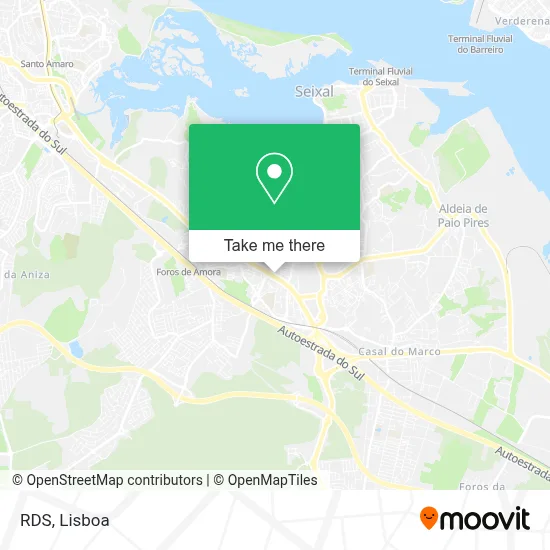 RDS mapa