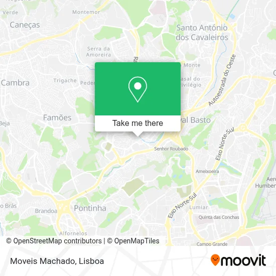 Moveis Machado map