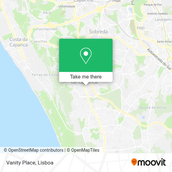 Vanity Place map
