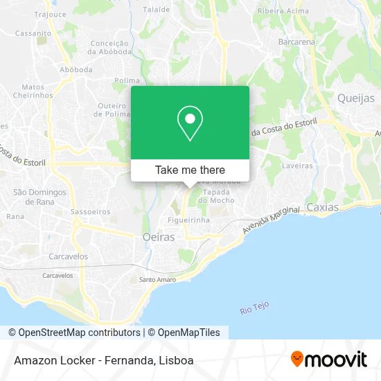 Amazon Locker - Fernanda map