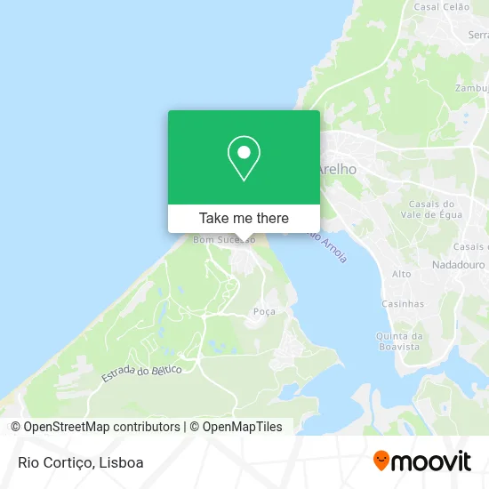 Rio Cortiço map