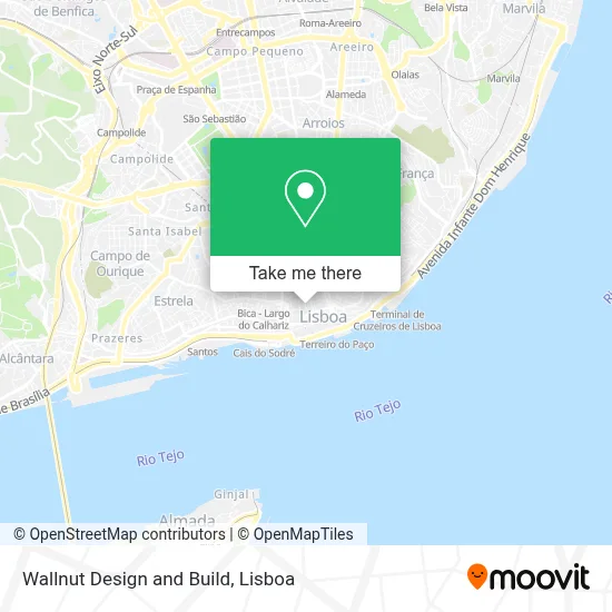 Wallnut Design and Build map