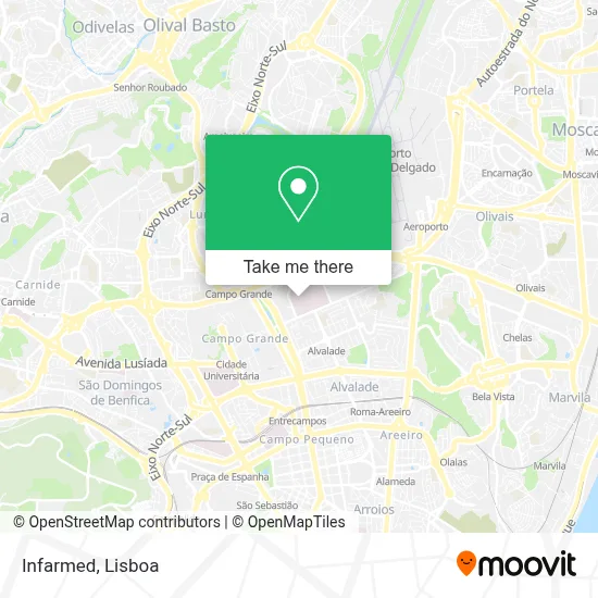 Infarmed map