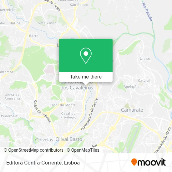 Editora Contra-Corrente map